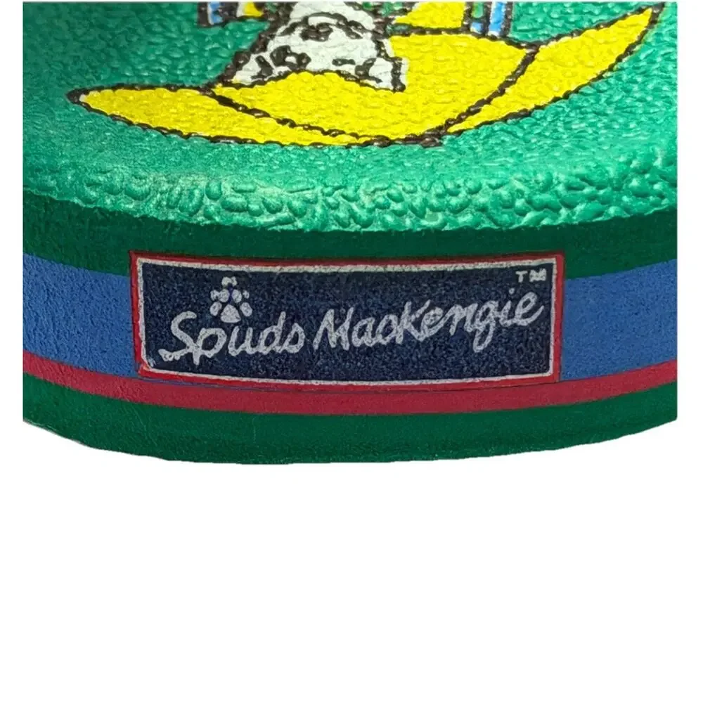 Vintage New SPUDS MACKENZIE Flip Flops Bud Light Original Party Animal Size 7